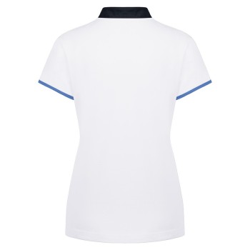 Womens white polo shirt