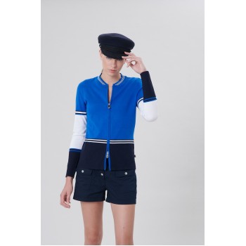 Womens blue cotton shorts
