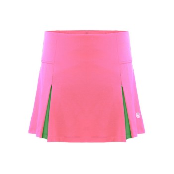 Womens skort bubble pink/emerald green