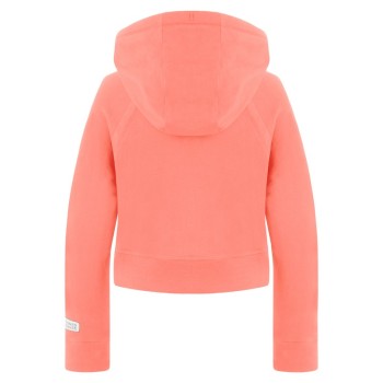 Girls cotton jacket with hoody