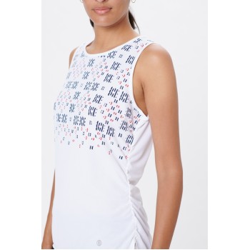 Womens tank fancy white/oxford blue