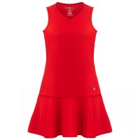 Womens eco light cherry red dress