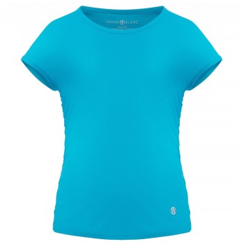Girls eco light creamy blue t-shirt