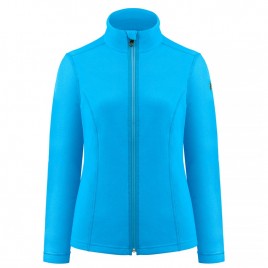 Womens micro fleece jacket diva blue
