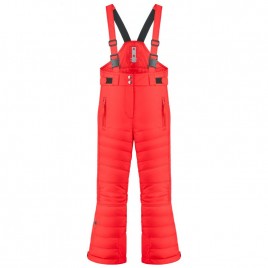 Girls ski pants scarlet red