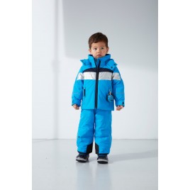 Boys ski jacket multico diva blue