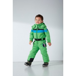 Boys ski overall multico fizz green