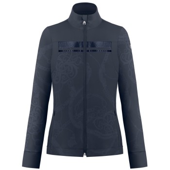Girls stretch jacket embo oxford blue
