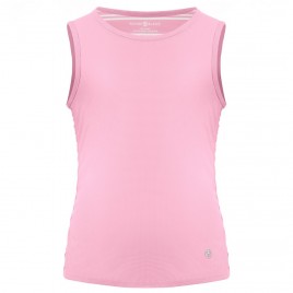 Girls eco active tank top palm pink