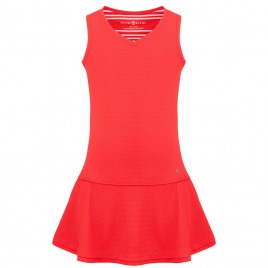 Girls eco active dress techno red