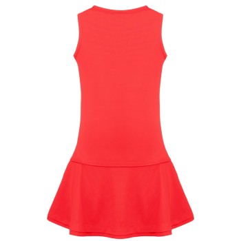 Girls eco active dress techno red