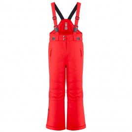 Girls ski pants scarlet red