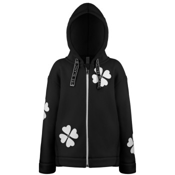 Girls oversize jacket sherpa black