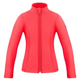 Girls micro fleece jacket techno red