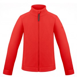 Boys fleece jacket scarlet red