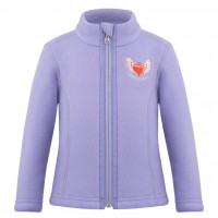 Girls fleece jacket sherpa peri purple