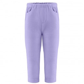 Girls fleece pants peri purple