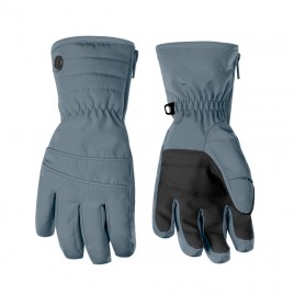 Girls ski gloves thunder grey