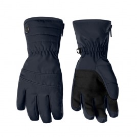 Girls ski gloves gothic blue