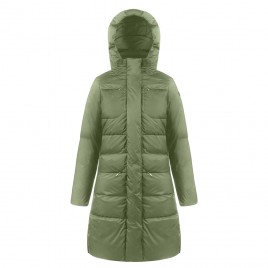 Girls down coat peacock green