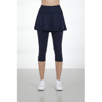 Womens capri oxford blue