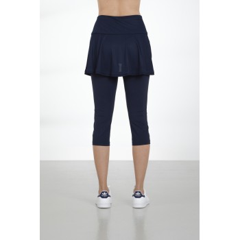 Womens capri oxford blue