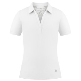 Girls eco active polo shirt white