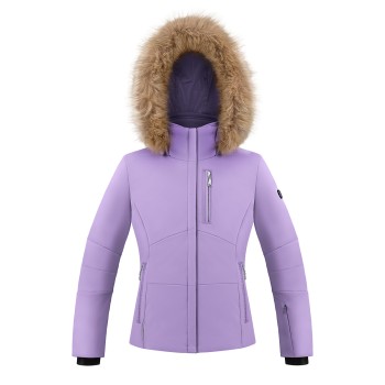 Girls stretch ski jacket lavender purple Emma