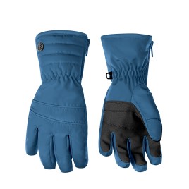 Girls ski gloves twilight blue Gantii
