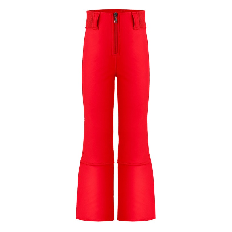 Girls softshell pants scarlet red Glory