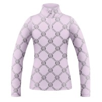 Girls base layer monogram purple Mia