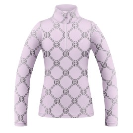 Girls base layer monogram purple Mia