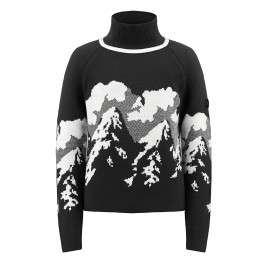 Girls knit pullover black Ambre