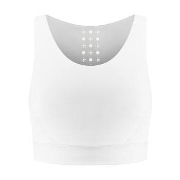 Girls crop top Sia white