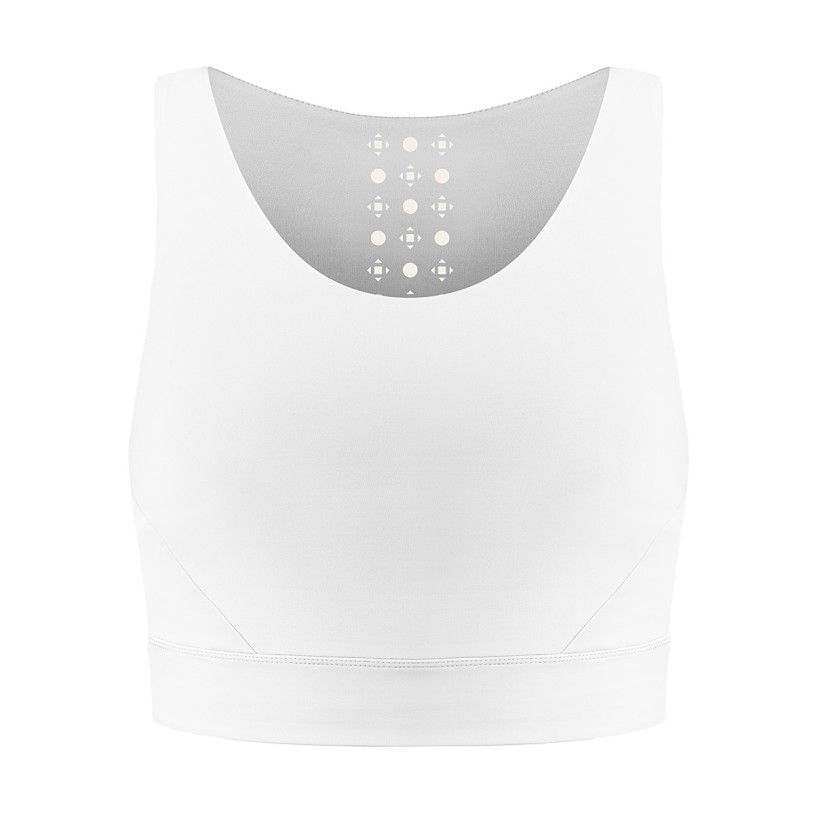Girls crop top Sia white