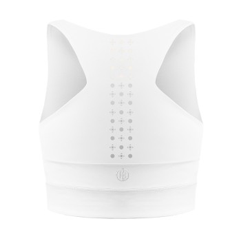 Girls crop top Sia white