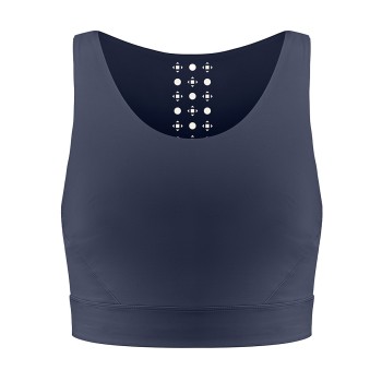 Girls crop top Sia oxford blue