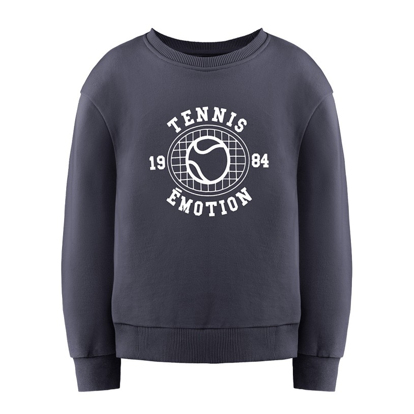 Girls cotton sweatshirt Diana oxford blue