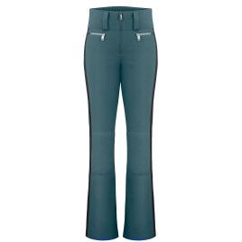 Womens stretch ski pants ever green/black