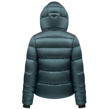 Womens synthetic down jacket ever green