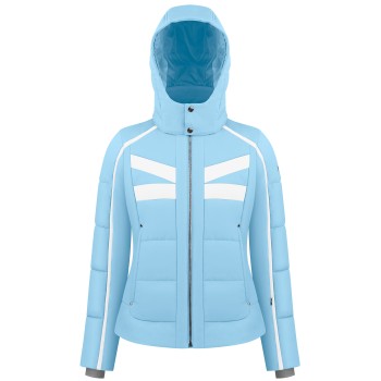 Womens stretch jacket starlight blue/white