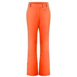 Womens stretch pants mandarin orange
