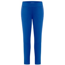 Womens stretch fleece pants infinity blue