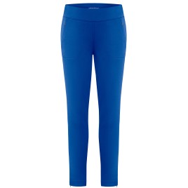 Womens stretch fleece pants infinity blue