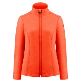 Womens micro fleece mandarin orange