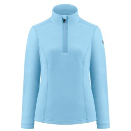 Womens micro fleece sweater starlight blue