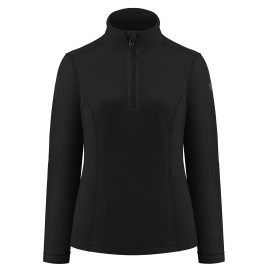 Womens micro fleece sweater black
