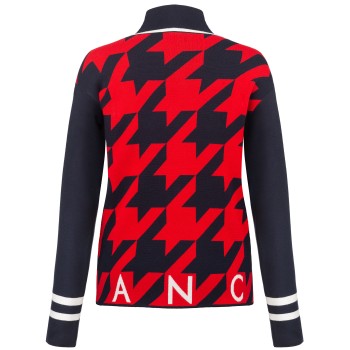 Womens knit pullover gothic blue