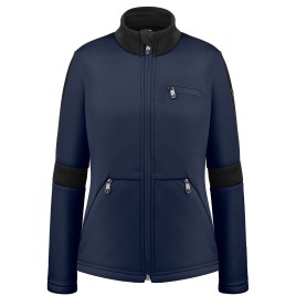 Womens stretch fleece jacket gothic blue