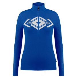 Womens knit jacket infinity blue